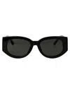 Linda Farrow Squared Sunglasses Lflc 1059 1 In Black
