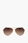 Linda Farrow Dries Van Noten Aviator Sunglasses With Gradient Lenses