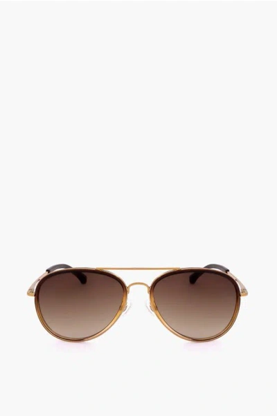 Linda Farrow Dries Van Noten Aviator Sunglasses With Gradient Lenses