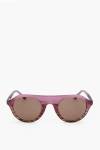Linda Farrow Dries Van Noten Aviator Sunglasses With Patterned Frame