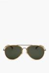 Linda Farrow Dries Van Noten Aviator Sunglasses With Plastic Frame