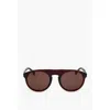 Linda Farrow Dries Van Noten Aviator Sunglasses With Plastic Frame
