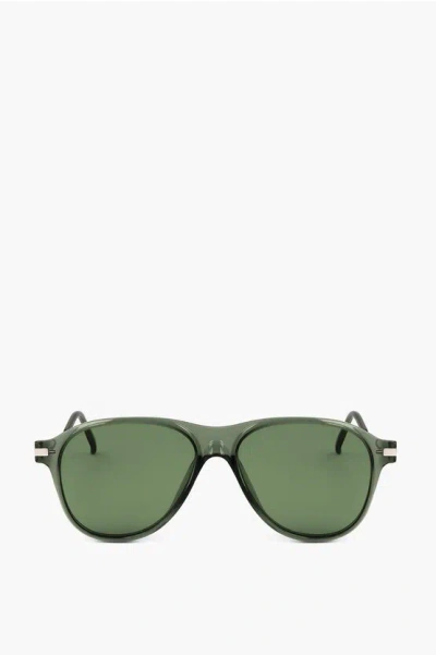 Linda Farrow Dries Van Noten Aviator Sunglasses With Ton-sur-ton Lenses