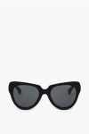 Linda Farrow Dries Van Noten Cat-eye Sunglasses With Monochrome Lenses