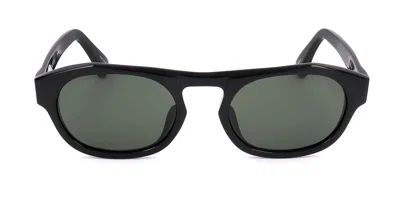 Linda Farrow Dries Van Noten Dvn38 C15 Women's Sunglasses Black Size 50