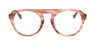 Linda Farrow Dries Van Noten Dvn65 C10 Men's Glasses Pink Size 53 - Free Lenses - Blue Light Block Available In Brown