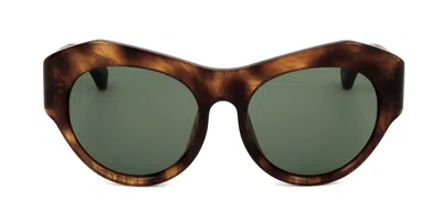 Linda Farrow Dries Van Noten Dvn68 C5 Women's Sunglasses Tortoiseshell Size 51 In Multi