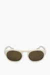 Linda Farrow Dries Van Noten Oval Sunglasses With Plastic Frame