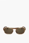 Linda Farrow Dries Van Noten Pantos Sunglasses With Marble Effect Frame