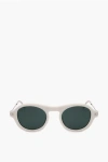 Linda Farrow Dries Van Noten Pantos Sunglasses With Metal Rods