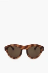 Linda Farrow Dries Van Noten Patterned Frame Sunglasses