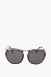 Linda Farrow Dries Van Noten Sunglasses With Metal Bridge
