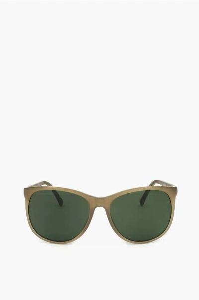 Linda Farrow Dries Van Noten Wayfarer Sunglasses With Slim Frame