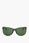 Linda Farrow Dries Van Noten Wayfarer Sunglasses With Slim Frame