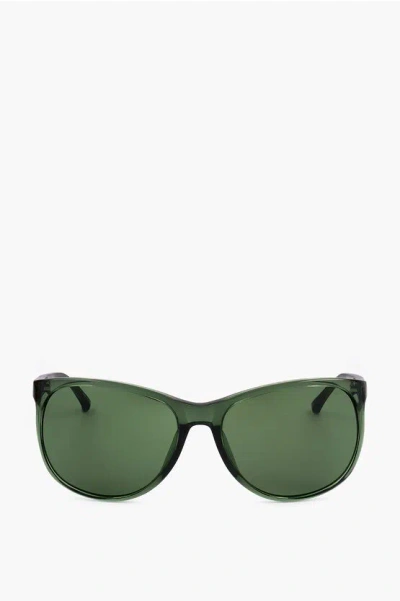 Linda Farrow Dries Van Noten Wayfarer Sunglasses With Slim Frame