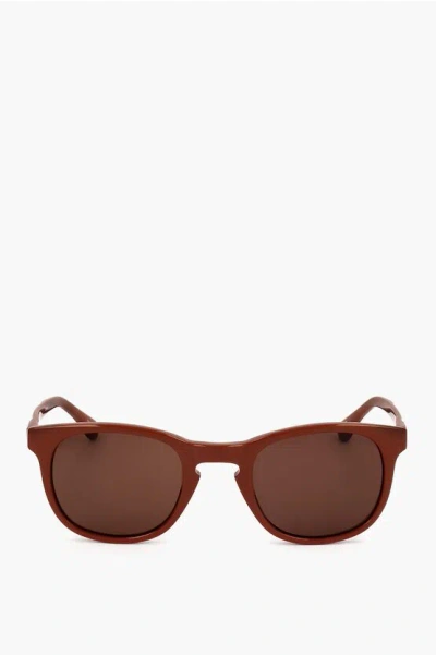 Linda Farrow Dries Van Noten Wayfarer Sunglasses With Ton-sur-ton Lenses