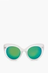 Linda Farrow Erdem Cat-eye Sunglasses With Iridescent Lenses