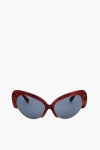 Linda Farrow Erdem Half-frame Cat-eye Sunglasses