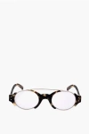 Linda Farrow Erdem Tortoiseshell Patterned Sunglasses With Metal Bridge