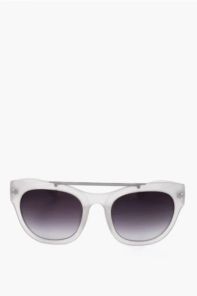 Linda Farrow Erdem Wayfarer Sunglasses With Metal Bridge