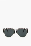 Linda Farrow Erdem Wayfarer Sunglasses With Patterned Frame