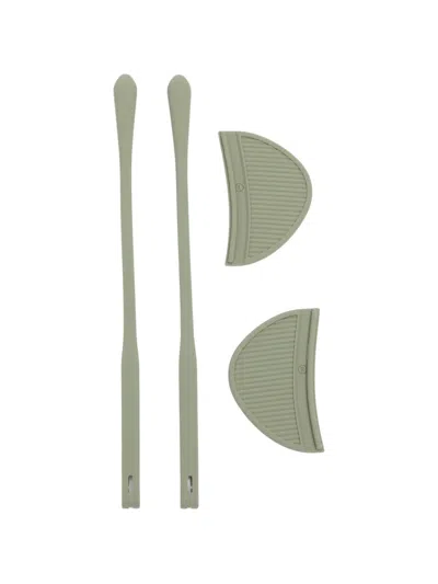 Linda Farrow Explorer Collection 太阳眼镜 In Green