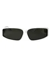 Linda Farrow Sunglasses Lfl1465 C2 Sun C2 In White/lightgold/grey