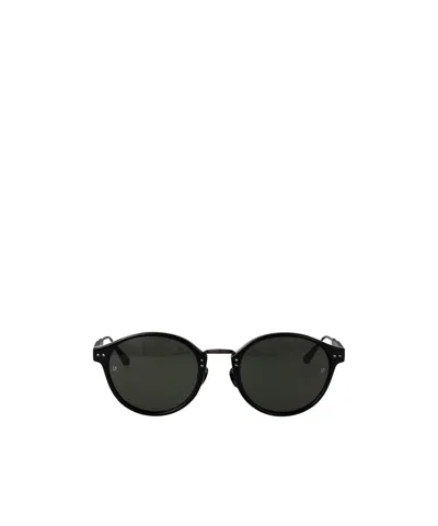 Linda Farrow Frame Sunglasses In Black