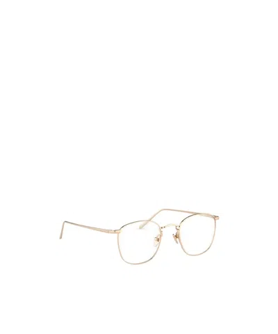Linda Farrow Full Frame Plain Mirror In Gold