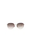 Linda Farrow Full Frame Sunglasses In Nude