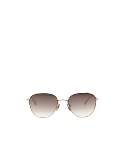 Linda Farrow Full Frame Sunglasses In Nude