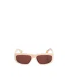 Linda Farrow Full Frame Sunglasses In Red