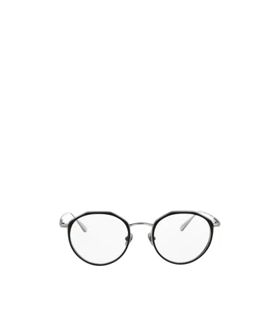 Linda Farrow Geometric Frame Plain Mirror In Brown