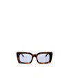 Linda Farrow Lfl1297 T - Shell / Yellow Gold Sunglasses In Blue