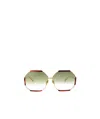 Linda Farrow Margot Oversize-frame Sunglasses In White