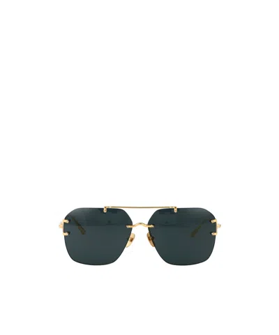 LINDA FARROW GEOMETRIC SUNGLASSES