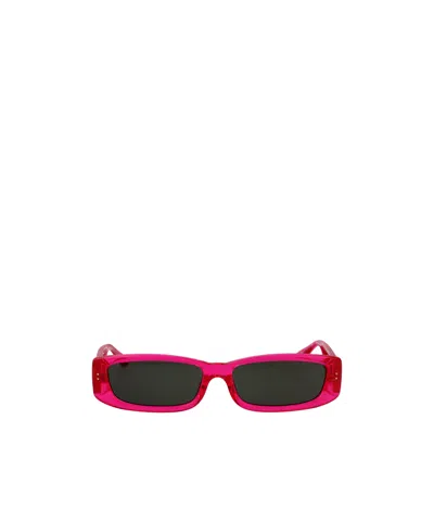 Linda Farrow Geometric Sunglasses