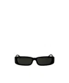 Linda Farrow Geometric Sunglasses In Black