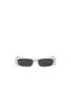 Linda Farrow Geometric Sunglasses In Black