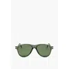 Linda Farrow Dries Van Noten Aviator Sunglasses With Ton-sur-ton Lenses
