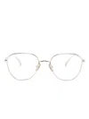 Linda Farrow Hardy Square-frame Glasses In Gold
