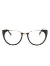Linda Farrow Iris Glasses In Black