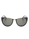 Linda Farrow Iris Sunglasses In Black