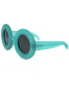 Linda Farrow Jeremy Scott By  Unisex Jspool 48mm Sunglasses In Blue