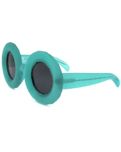 LINDA FARROW JEREMY SCOTT BY LINDA FARROW UNISEX JSPOOL 48MM SUNGLASSES