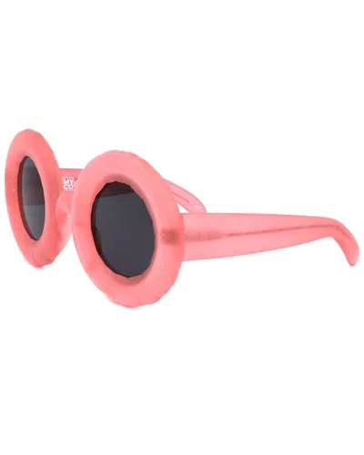 Linda Farrow Jeremy Scott By  Unisex Jspool 48mm Sunglasses In Pink