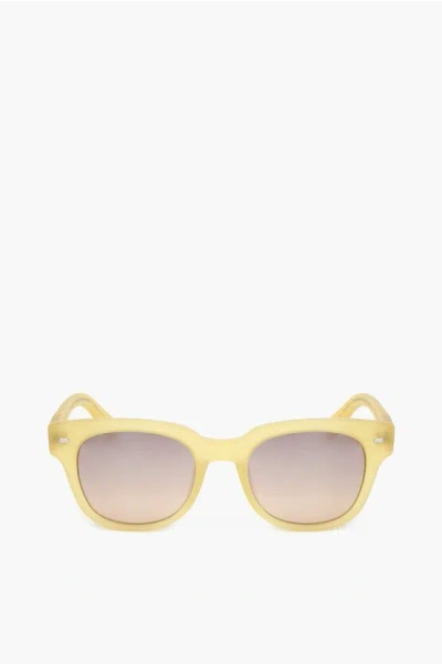 Linda Farrow Jeremy Scott Wayfarer Sunglasses With Matte Frame
