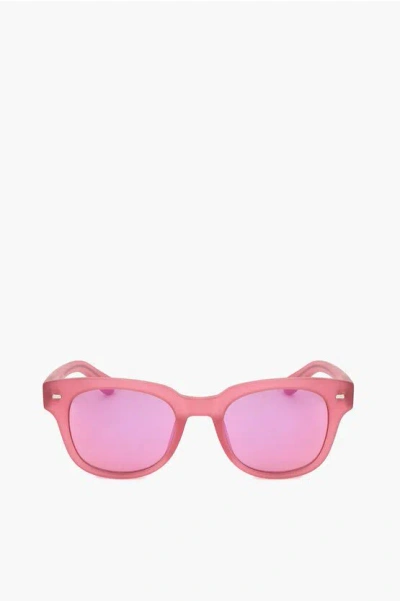 Linda Farrow Jeremy Scott Wayfarer Sunglasses With Matte Frame