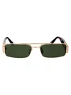 Linda Farrow Sunglasses Lfl1470 C2 Sun C2 In Lightgold/darkt-shell/green