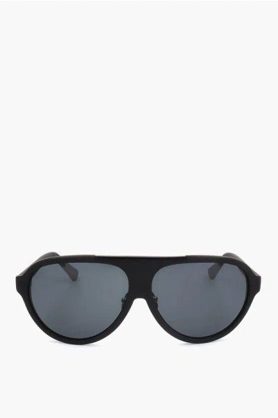 Linda Farrow Kris Van Assche Aviator Sunglasses With Monochrome Lenses